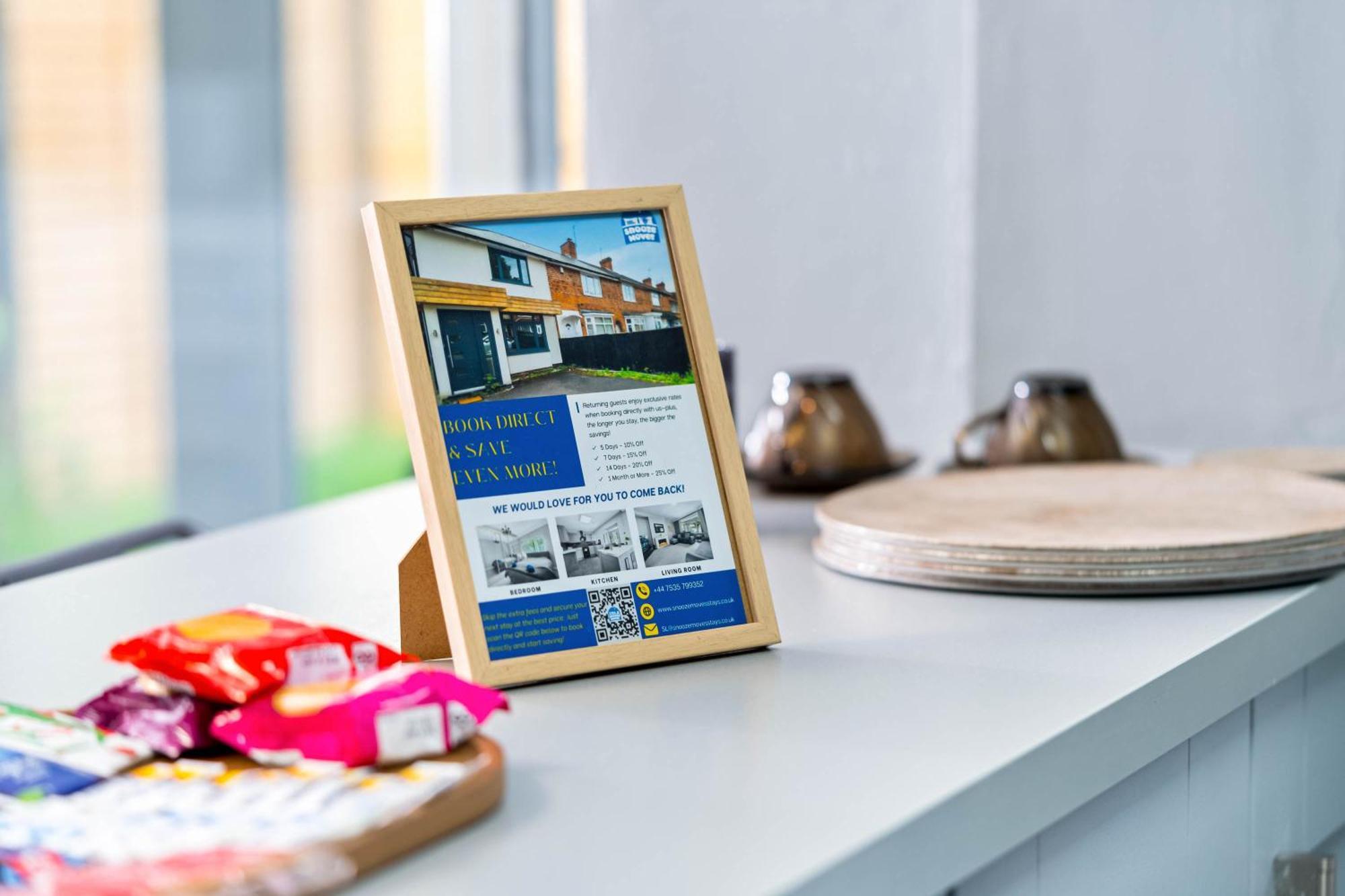 Stylish 3 Bedroom Home Away From Home Birmingham Eksteriør billede